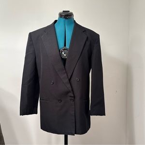 Vintage Mark Jason Junior’s Black Lined Blazer Jacket Size 18R